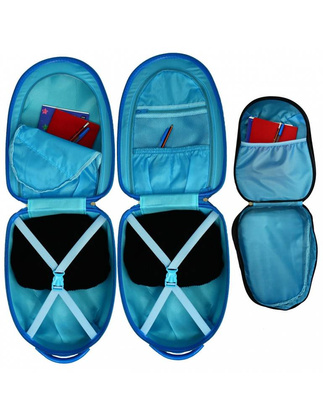 Zestaw walizka i plecak KEMER RGL MOTYLEK Różowe