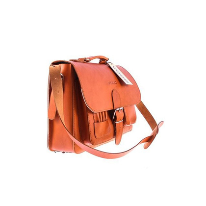 Uniwersalna teczka skóra 3w1 KEMER VOOC Vintage P13 koniak