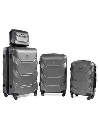 Zestaw 4 walizek PELLUCCI RGL 720 Szary