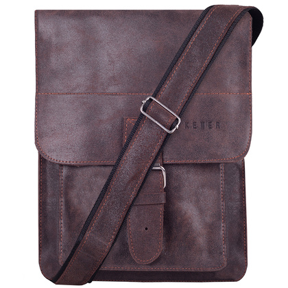 Torba skórzana na ramię KEMER CH 15 Brąz - min. zamówienie 20 / 50 / 100 szt.