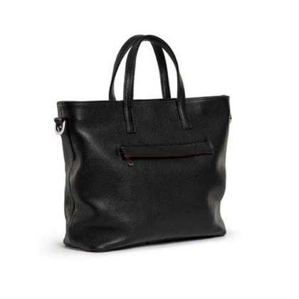 Torba damska skórzana KEMER VOOC AP1 Czarna