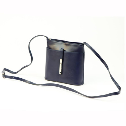 Torebka damska skórzana KEMER 205 MN Granatowa