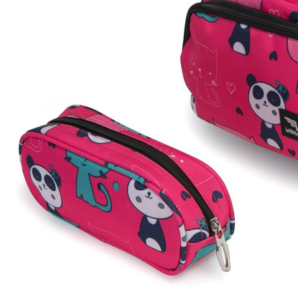 Plecak dziecięcy WINGS LOGO BP20-02 PANDA Różowy