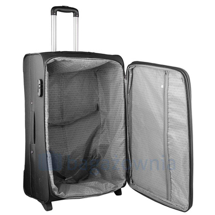 Mała kabinowa walizka WINGS 6802 S Szara