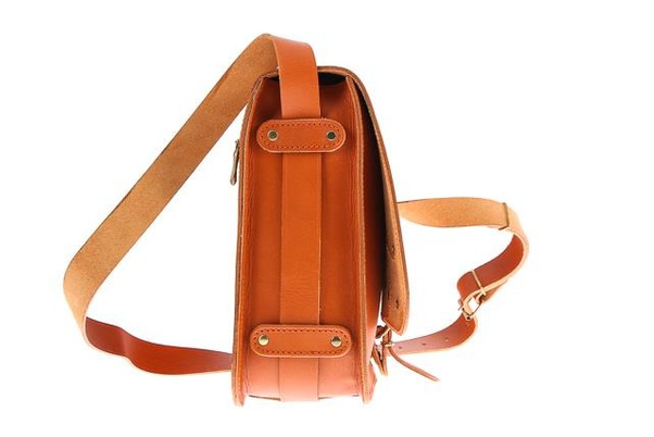 Listonoszka z ćwiekami KEMER VOOC Vintage P39 naturalny