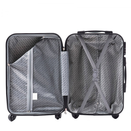 Bardzo mała kabinowa walizka WINGS JEDNOROŻEC XS Różowa