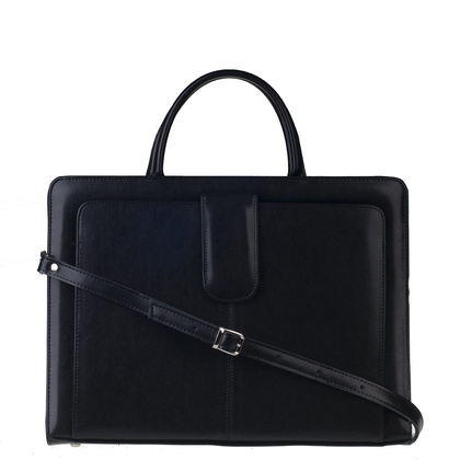 Teczka damska skórzana KEMER B 864/DW Czarna min. zamówienie 20 / 50 / 100 szt.