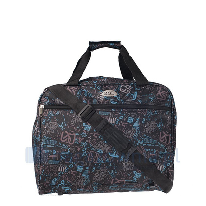 Torba podróżna podręczna PELLUCC WIZZ AIRI M2 Czarno szara