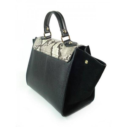 TOREBKA KUFEREK SKÓRZANY  VERA PELLE  PYTON  CEL99NP