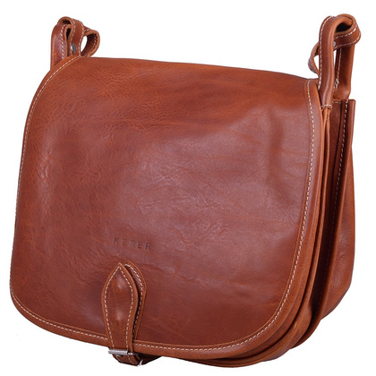 Torebka damska skórzana KEMER 886 Jasny Brąz