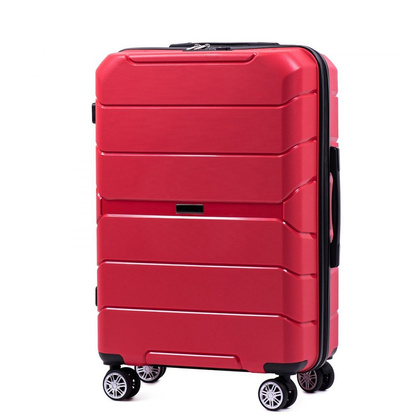 Średnia walizka WINGS PP05 M Czerwona