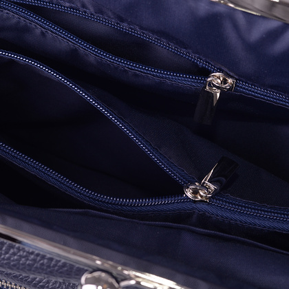 Torebka damska skórzana KEMER R 198 Granatowa - min. zamówienie 20 / 50 / 100 szt.