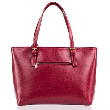 Torebka damska skórzana KEMER SOLIER LUNA Bordowa - min. zamówienie 20 / 50 / 100 szt.