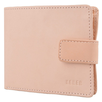 Portfel męski skórzany KEMER 005M/J Cielisty - min. zamówienie 20 / 50 / 100 szt.