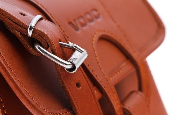 Torebka damska na ramię KEMER VOOC Vintage P28 Koniak