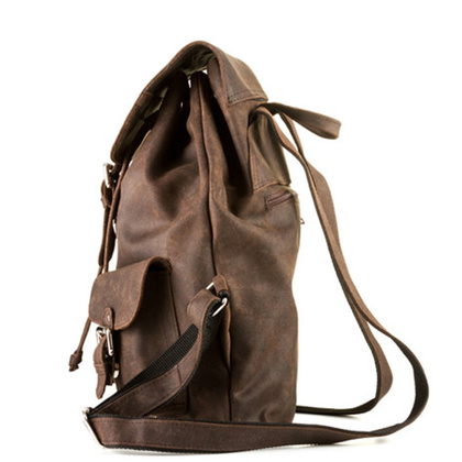 Plecak ze skóry naturalnej KEMER VOOC URBAN RDW6 Czarny