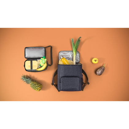 ZIPPERS COOLER. Torba chłodząca 7L z żakardu 300D i 840D