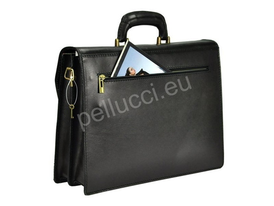 Teczka skórzana KEMER 819-2 Czarna