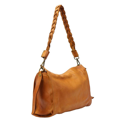 Torebki skórzane damskie VS 015 camel KEMER