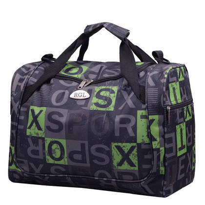 Torba podróżna podręczna PELLUCCI RGL WIZZ AIR C9 Czarno / Szaro / Zielona