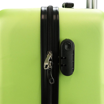 Zestaw z trzech walizek oraz kuferka  W3002 S14/20/24/28 wiśniowy KEMER