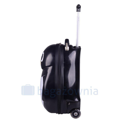 Walizka dziecięca KEMER RGL PINGWINEK Czarno Biała