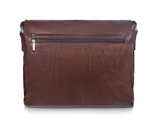 Męska brązowa torba miejska na ramię Solier S11 - min. zamówienie 20 / 50 / 100 szt.