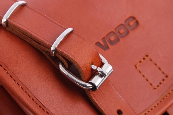 Listonoszka mała torebka KEMER VOOC Vintage P14 Koniak