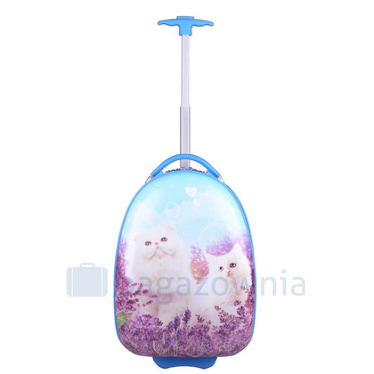 Walizka dziecięca KEMER RGL PIOSENKARKI + Plecak GRATIS Różowa