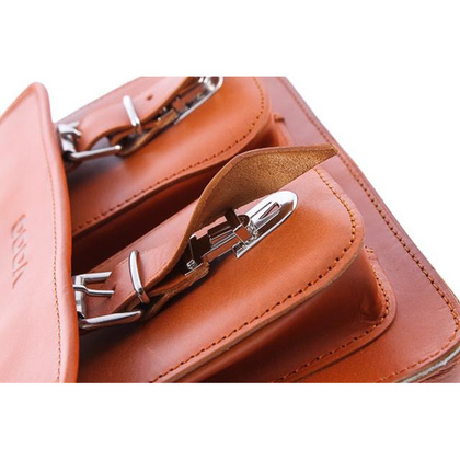 Stylowa torba kuferek KEMER VOOC Vintage P30 brąz