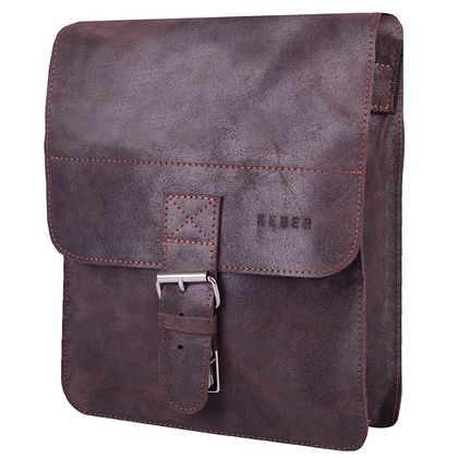 Torba skórzana na ramię KEMER CH 02 Brąz - min. zamówienie 20 / 50 / 100 szt.