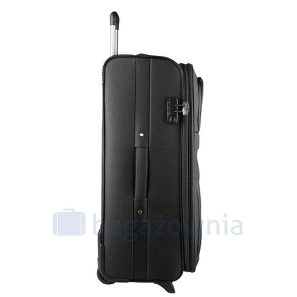 Duża walizka WINGS 6802 L Szara