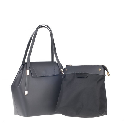 Torebka damska skórzana KEMER 171 Szara - min. zamówienie 20 / 50 / 100 szt.