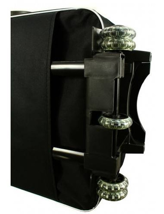 Zestaw walizek 3 walizek + Kuferek PELLUCCI RGL 773 Czarno czerwona