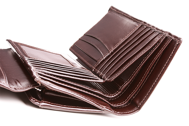 Duży skórzany portfel damski KEMER VOOC PPD6 Czerwony