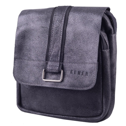 Torba skórzana KEMER TSM12/01S Czarny - min. zamówienie 20 / 50 / 100 szt.