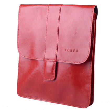 Torebka damska skórzana KEMER TSD11/03 Czerwona - min. zamówienie 20 / 50 / 100 szt.