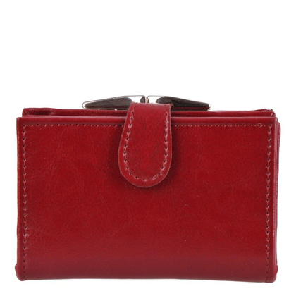 Portfel damski skórzany KEMER P24 Bordowy  - min. zamówienie 20 / 50 / 100 szt.