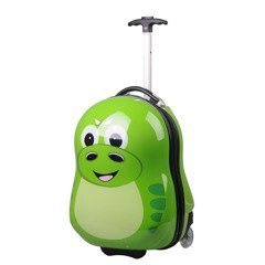 Walizka dziecięca KEMER ŻABA Zielona - min. zamówienie 20 / 50 / 100 szt.