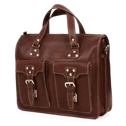 Torba aktówka skórzana KEMER VOOC TC9 Brąz