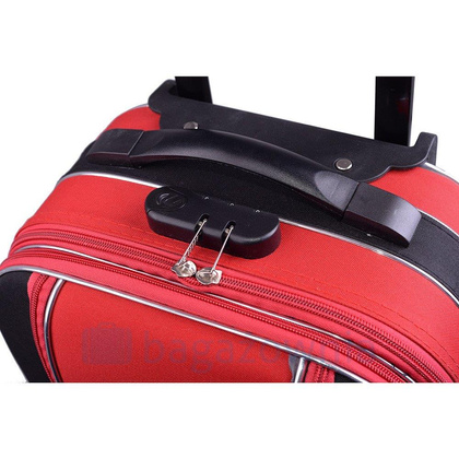 Mała kabinowa walizka PELLUCCI RGL Ryanair Czerwona/Czarna