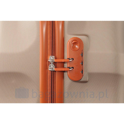 Mała walizka KEMER RGL EXCLUSIVE 6881 S Złoto brązowa