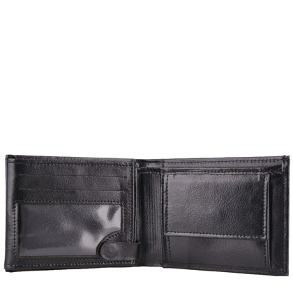 Portfel męski skórzany KEMER P29 Czarny
