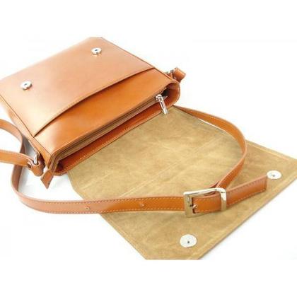 VERA PELLE RAPORTÓWKA LISTONOSZKA UNISEX CAMEL   LVP119C