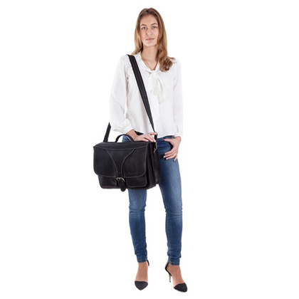 Torba skórzana na ramię teczka KEMER VOOC TC4