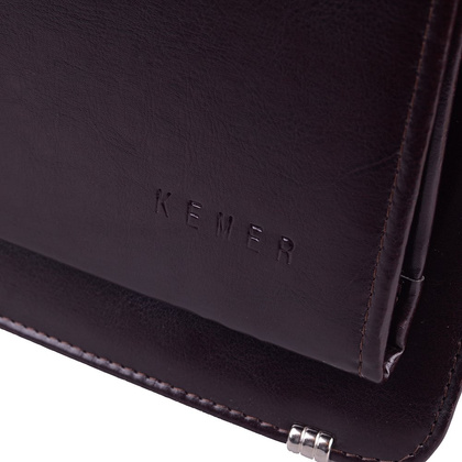Teczka męska KEMER S 580/MB Brązowa