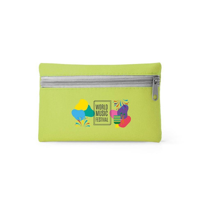 Etui na klucze, portmonetka, jasna zieleń