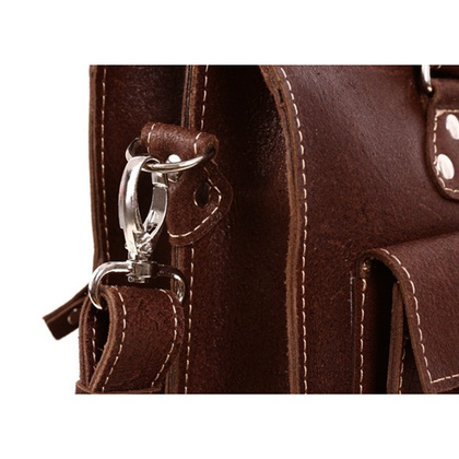 Torba aktówka skórzana KEMER VOOC TC9 Brąz