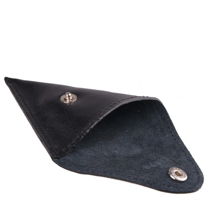 Etui / Brelok skórzany KEMER BIV Czarne - min. zamówienie 20 / 50 / 100 szt.