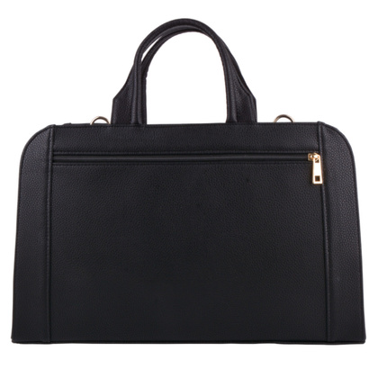 Teczka damska skórzana KEMER 091-01-SN Czarna